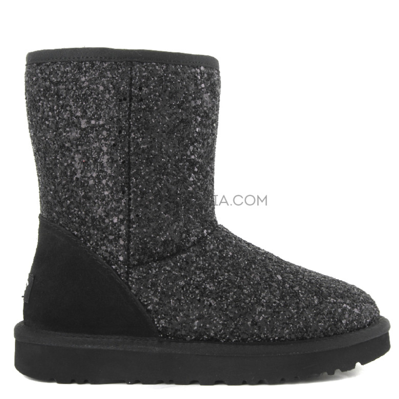 UGG Classic Short Stardust Black