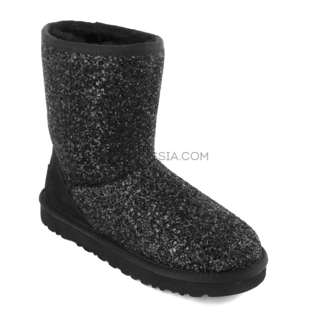UGG Classic Short Stardust Black