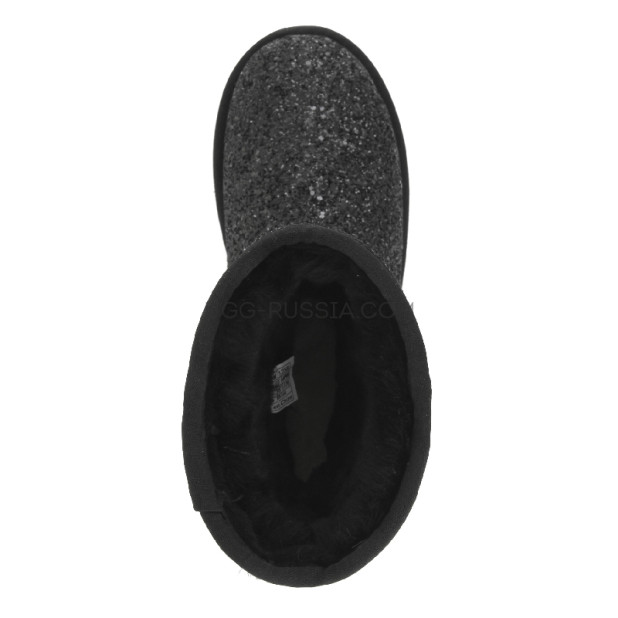 UGG Classic Short Stardust Black