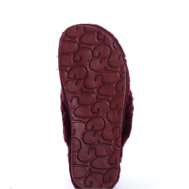 UGG Fluff Flip Flop II Dark Purple