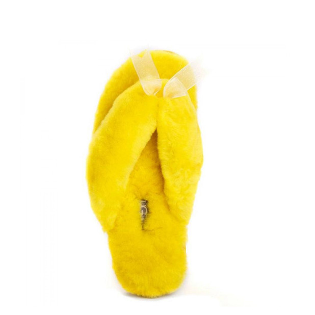 UGG Fluff Flip Flop II Yellow