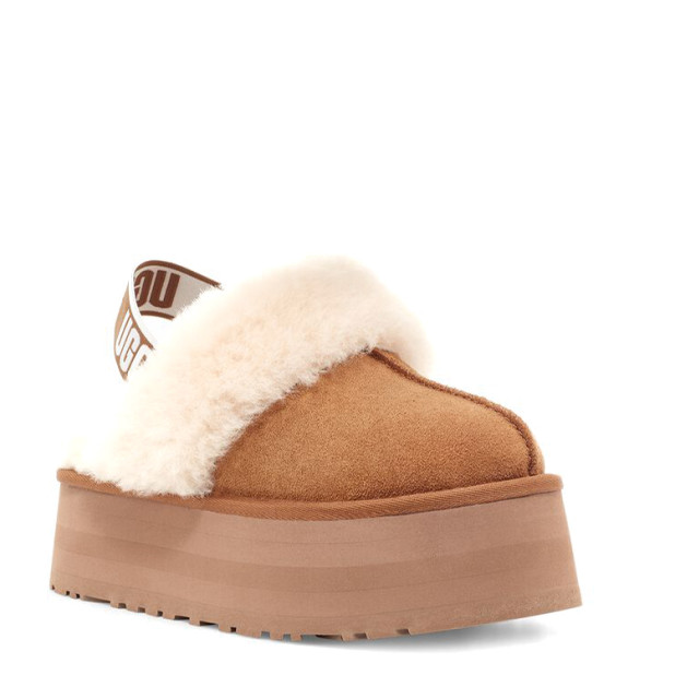 UGG Funkette Suede Platform Chestnut
