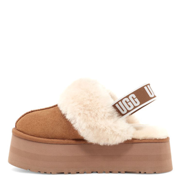UGG Funkette Suede Platform Chestnut