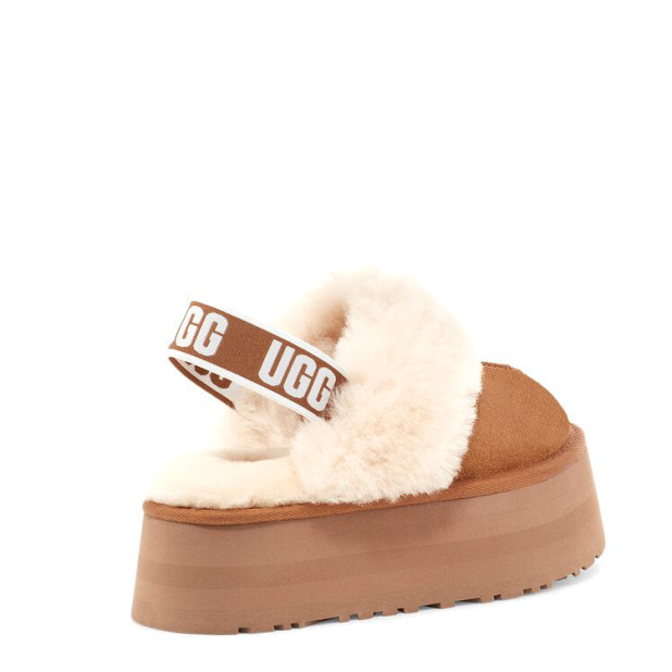 UGG Funkette Suede Platform Chestnut