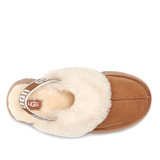 UGG Funkette Suede Platform Chestnut