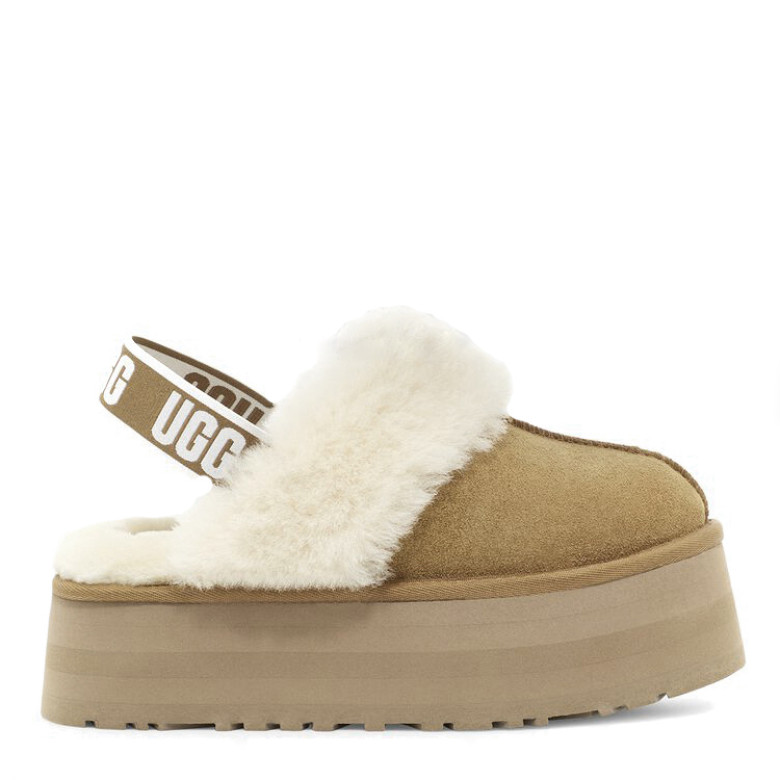 UGG Funkette Suede Platform Sand