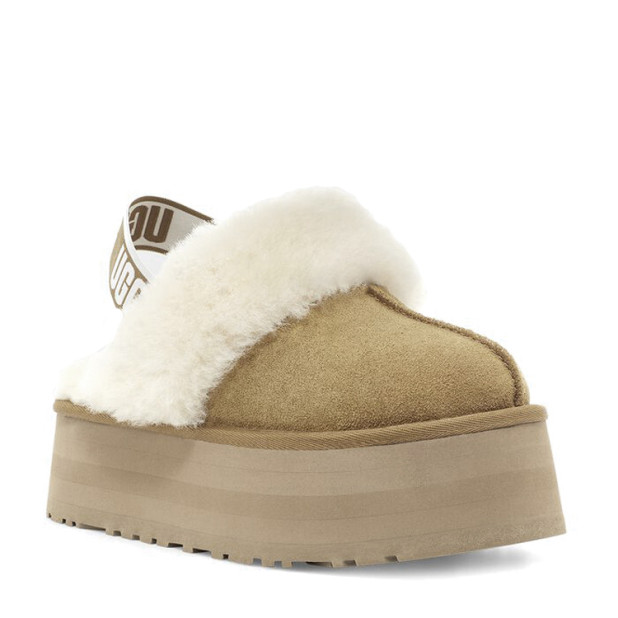 UGG Funkette Suede Platform Sand