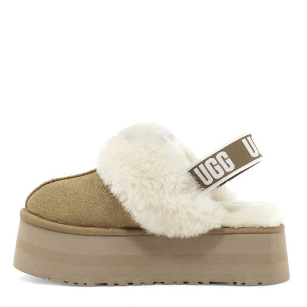 UGG Funkette Suede Platform Sand