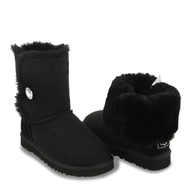 UGG Bailey Button Bling Black