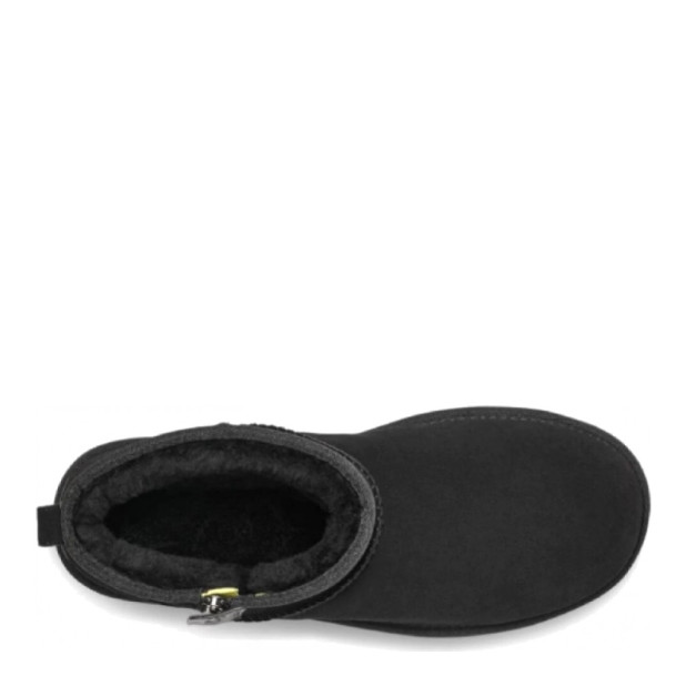 UGG Men's Classic Ultra Mini Zip Boot Black