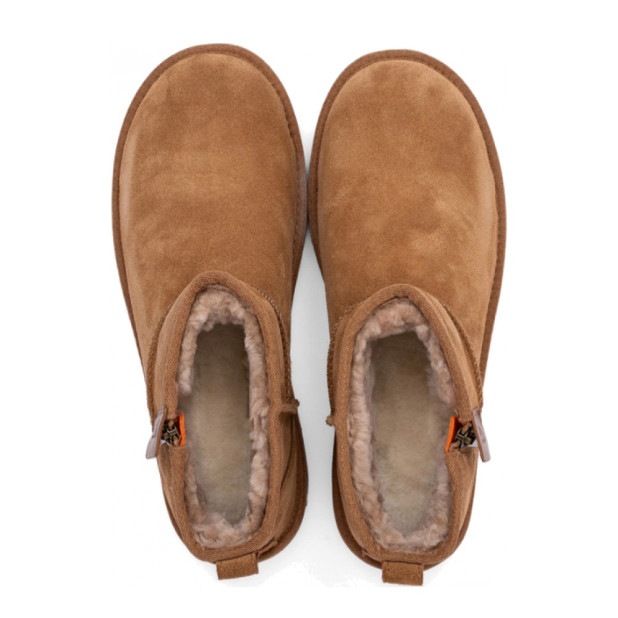 UGG Men's Classic Ultra Mini Zip Boot Chestnut