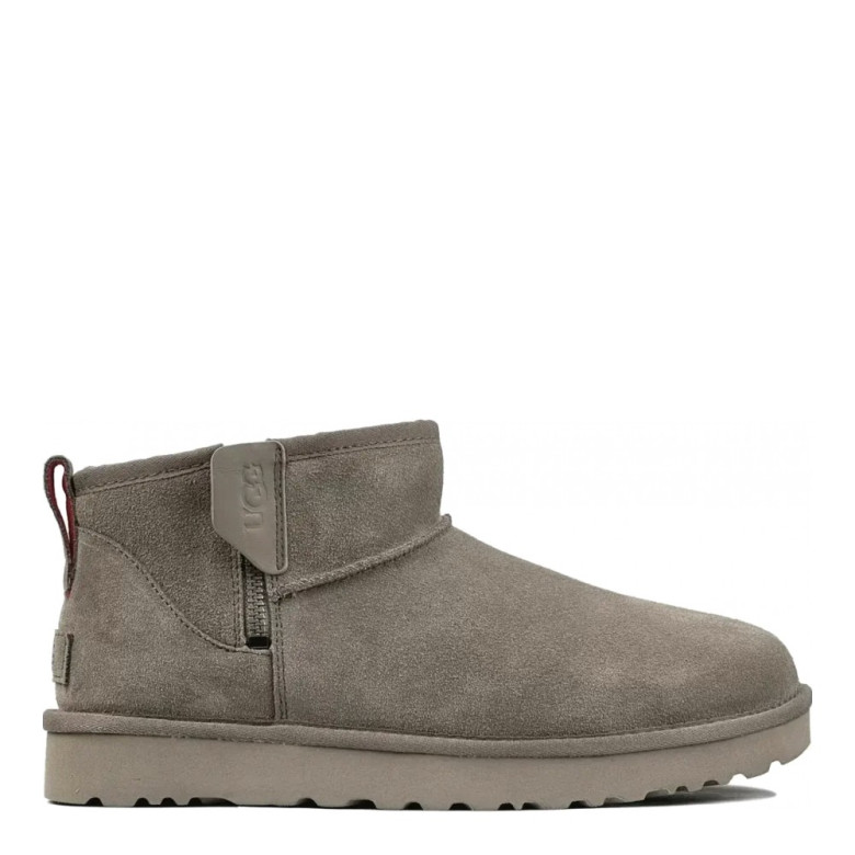 UGG Men's Classic Ultra Mini Zip Boot Smoke