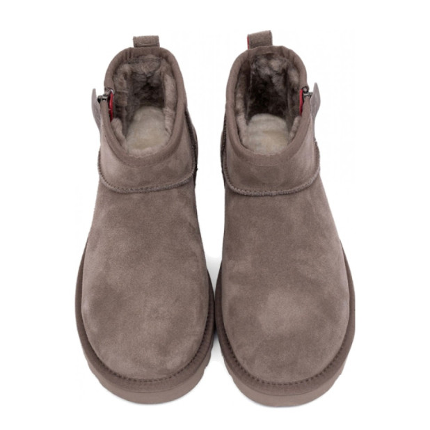 UGG Men's Classic Ultra Mini Zip Boot Smoke