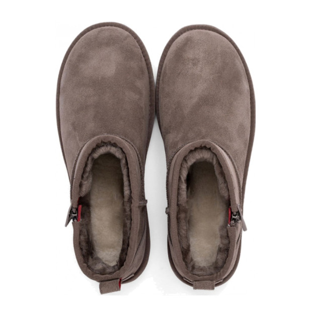 UGG Men's Classic Ultra Mini Zip Boot Smoke