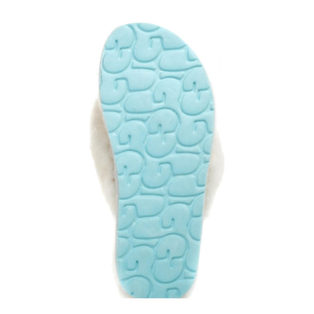 UGG Fluf Fflip Flop White