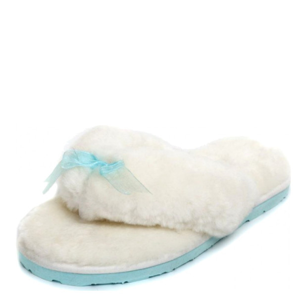 UGG Fluf Fflip Flop White