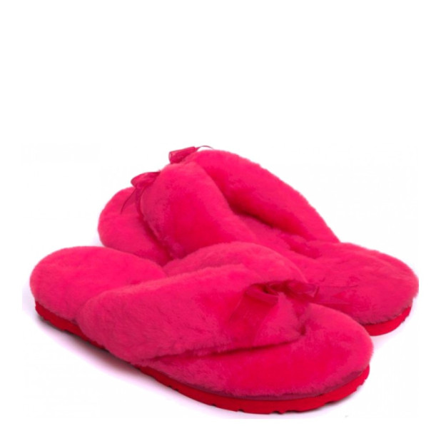 UGG Fluf Fflip Flop Rose Red