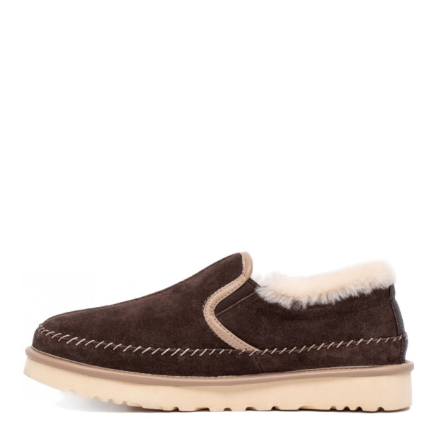 UGG Men's Stitch Slip On Chocolate