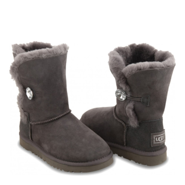 UGG Bailey Button Bling Grey