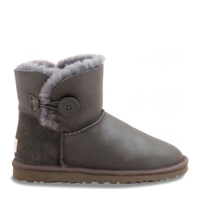 Bailey Button Mini Metallic Grey