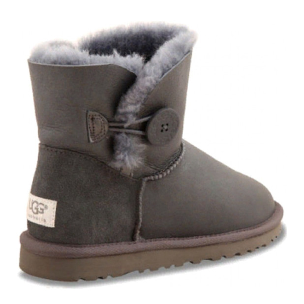 UGG Bailey Button Mini Metallic Grey