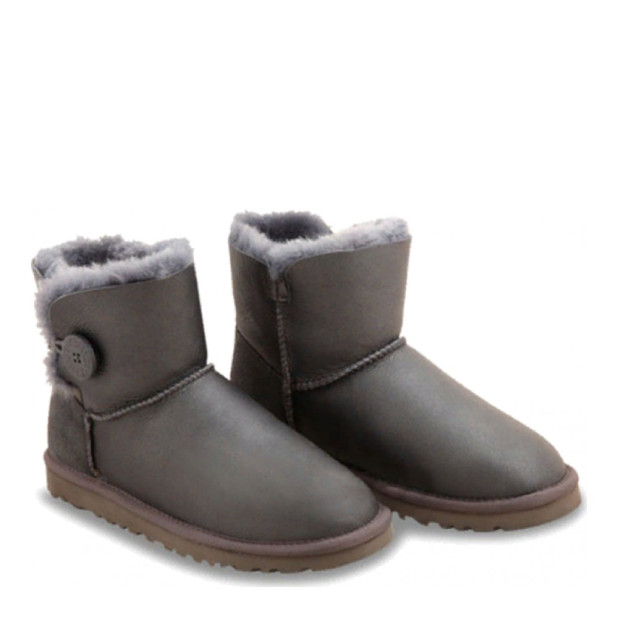 UGG Bailey Button Mini Metallic Grey