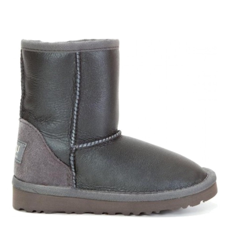 UGG KIDS Classic Short Metallic Grey