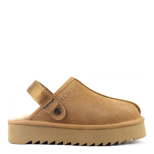 Goldenstar Clog Platform Chestnut