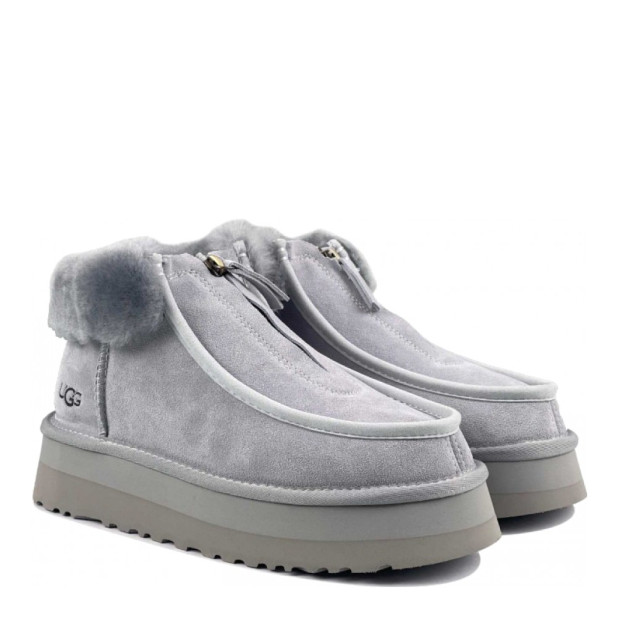 UGG Funkette Platform Boots Grey Violet