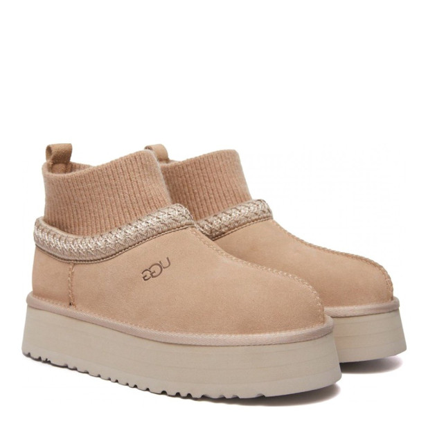 UGG Tazz Knit Platform Sand