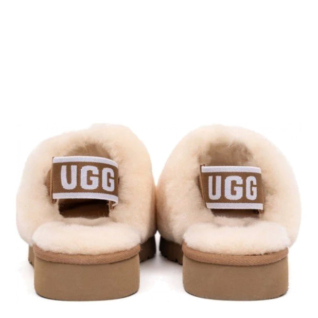 UGG Hailey Fluff Slippers Natural