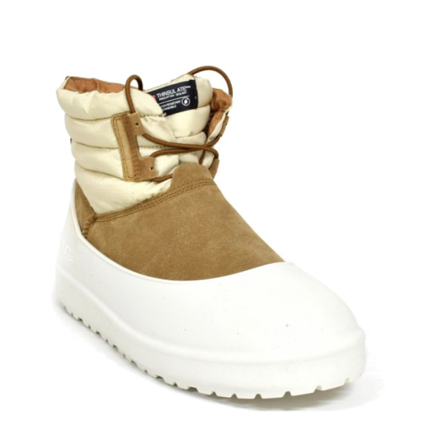 UGG Mens Classic Mini Lace-Up Weather White Chestnut