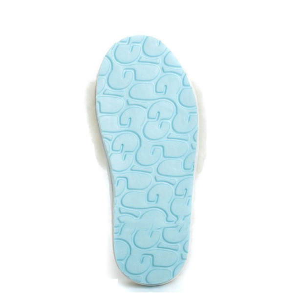 UGG Fluff Slide Slippers White