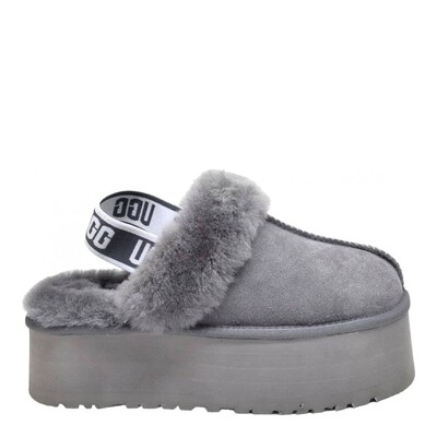 Funkette Suede Platform Grey