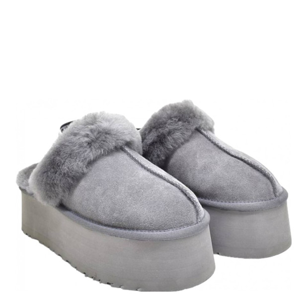 UGG Funkette Suede Platform Grey