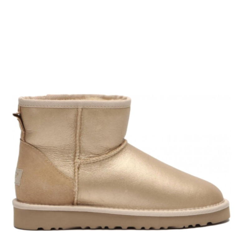 UGG Classic Mini Metallic Soft Gold