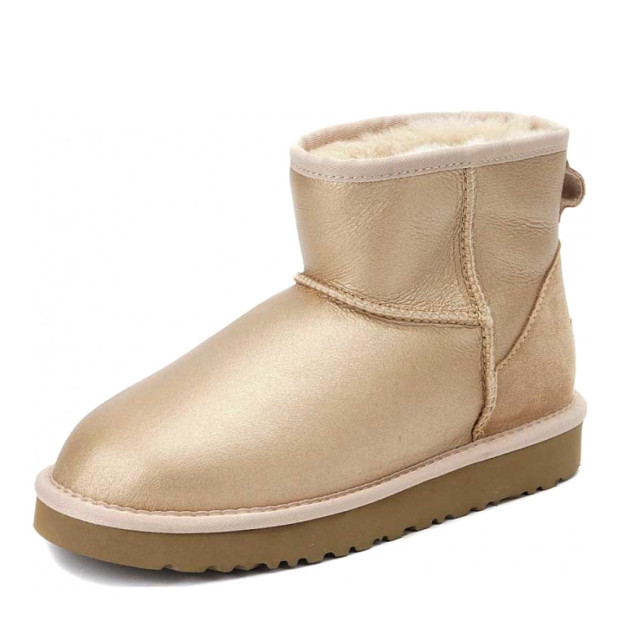 UGG Classic Mini Metallic Soft Gold