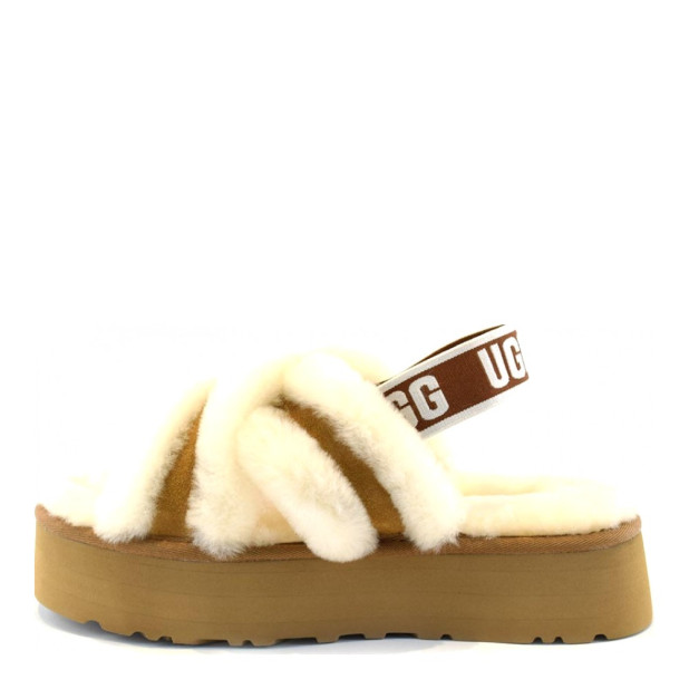 UGG Disco Cross Slide Chestnut
