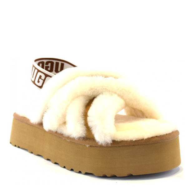 UGG Disco Cross Slide Chestnut