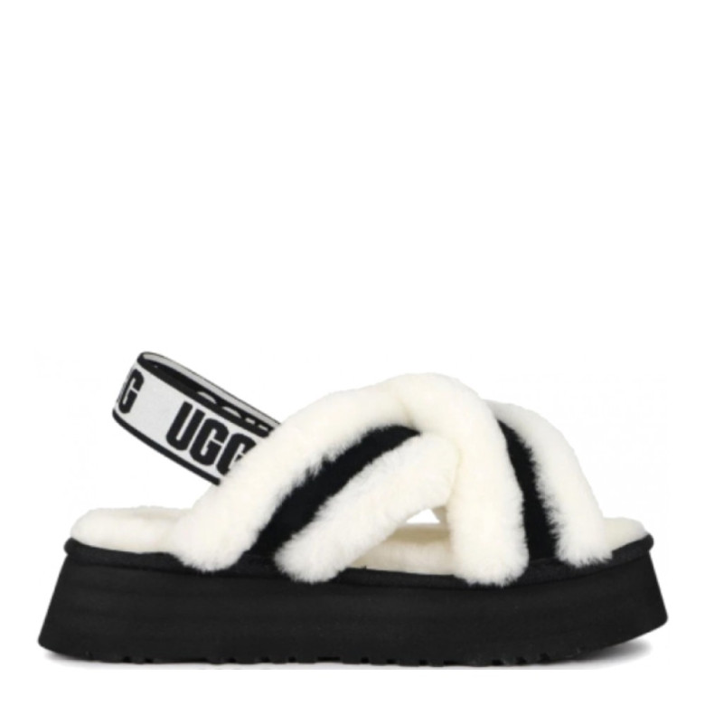 UGG Disco Cross Slide White
