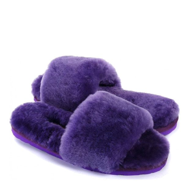UGG Fluff Slide Slippers Purple