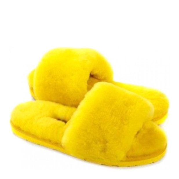 UGG Fluff Slide Slippers Yellow