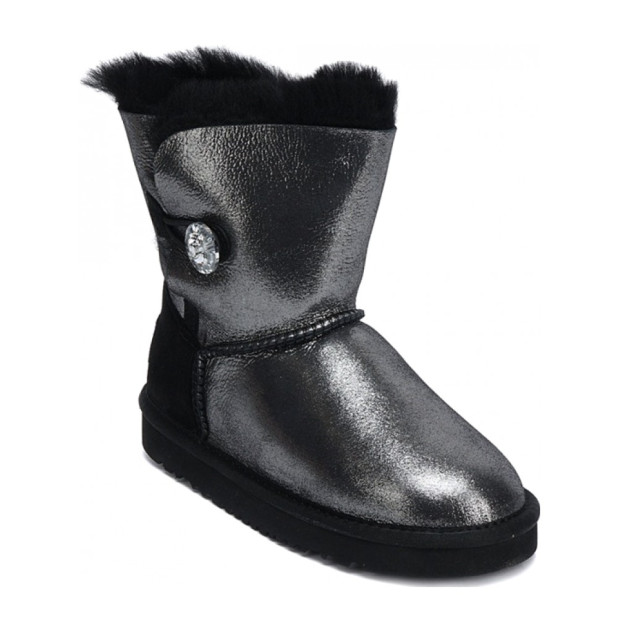 UGG Kids Bailey Button I Do Black