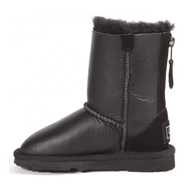 UGG Kids Zip Metallic Black