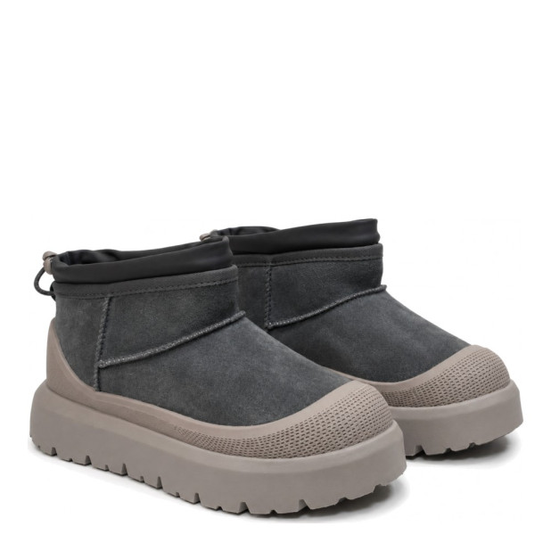 UGG Mens Classic Ultra Mini Hybrid Cobble Grey