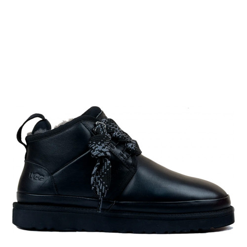 Mens Neumel Leather FT Moss Black