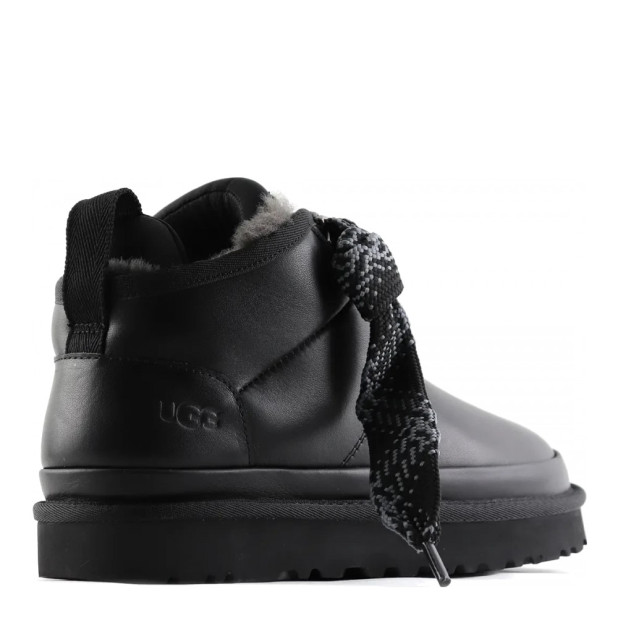 UGG Mens Neumel Leather FT Moss Black