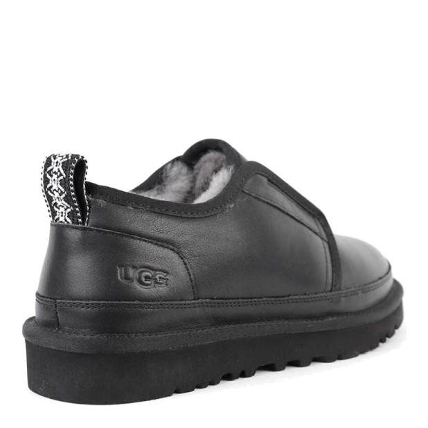 UGG Mens Slipper Flex Leather Black