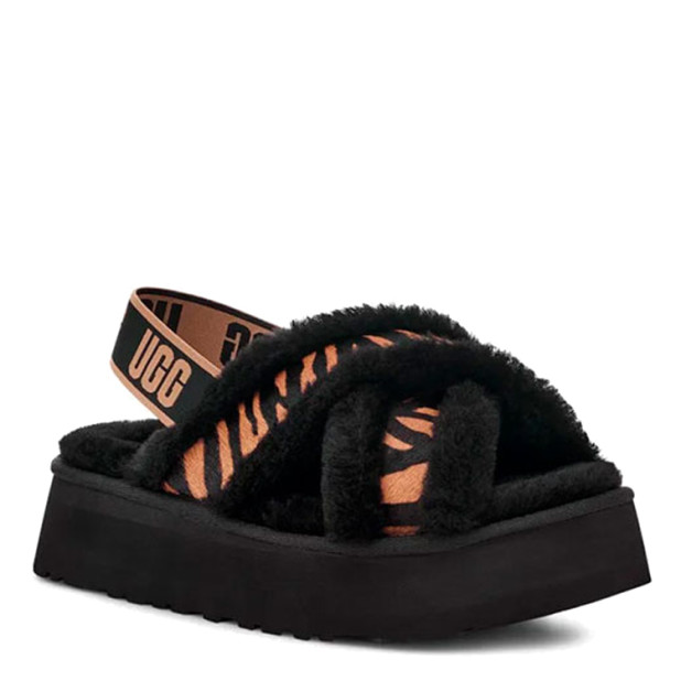 UGG Disco Cross Slide Tiger Print