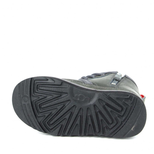 UGG KIDS Classic Neumel II ZIP Leather Grey